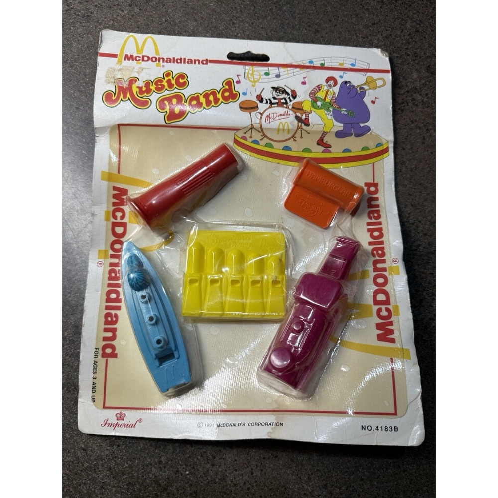 NEW 1991 McDonaldland‎ Music Land Musical Instruments